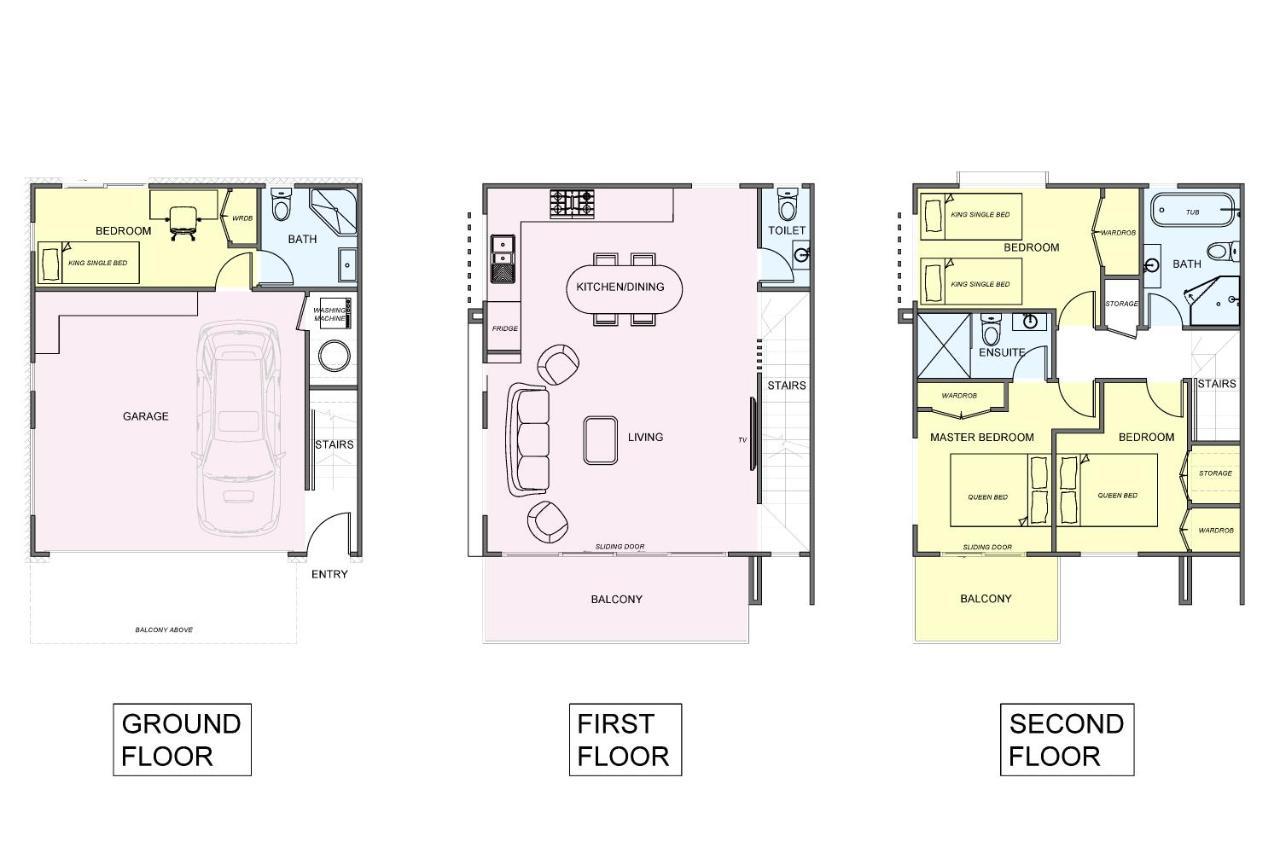 Luxury Brand New Designer Living Apartman Auckland Kültér fotó